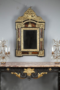 Grand miroir ancien de style Louis XIV
