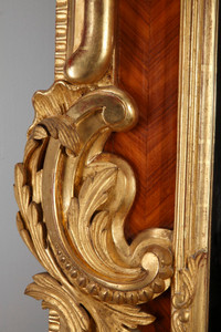 Très grand miroir Louis XV en bois