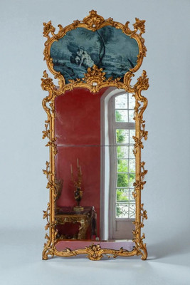 Очень большое зеркало эпохи Людовика XV