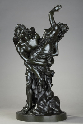 Бронзовая группа &quot;Carpee удаляет Orithye&quot; из Луи-Симона Бойзота (1743-1809)