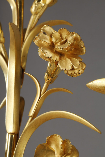 Chandeliers en bronze doré, XIXe siècle