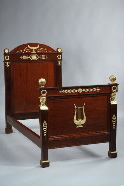 Divano letto in mogano Napoleone I