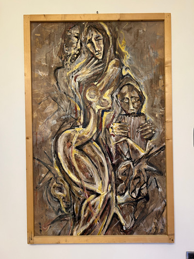 PAINTING OF VENUS ANADYONEME SUITE DIONYSOS BY PÔL ROUX
