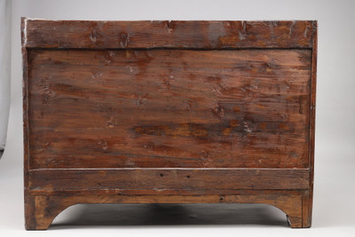 COMMODE REGENCE ESTAMPILLÉE P M , ATTRIBUÉE À PIERRE MOULIN
