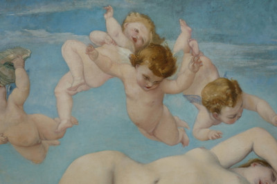 Painting on canvas, The Birth of Venus, after Alexandre Cabanel