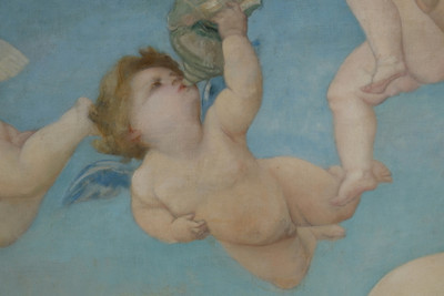 Oil on canvas signed Ernest Prunet, dating from 1880