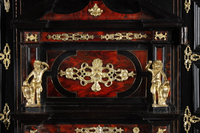 17th-century Flemish-style freestanding cabinet