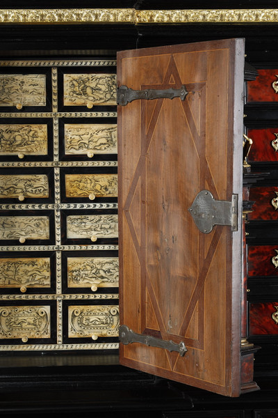 17th-century Flemish-style freestanding cabinet