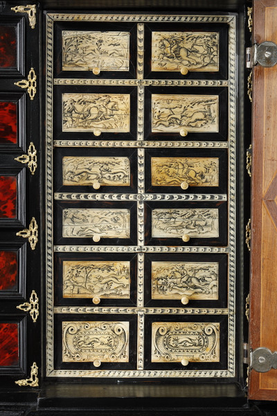 17th-century Flemish-style freestanding cabinet