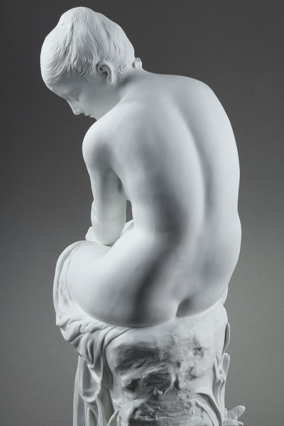 Sculpture en biscuit de porcelaine de Auguste Joseph Peiffer