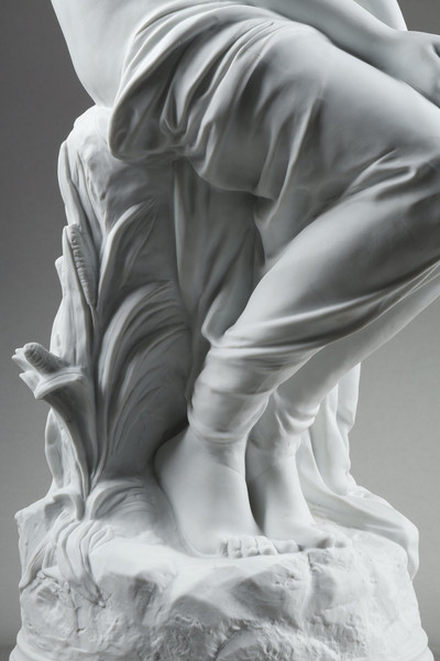Sculpture en biscuit de porcelaine de Auguste Joseph Peiffer