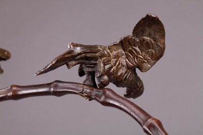 Große Bronze &quot;L&#39;Iiseur Indou&quot; von Auguste de Wever (1836-1910)