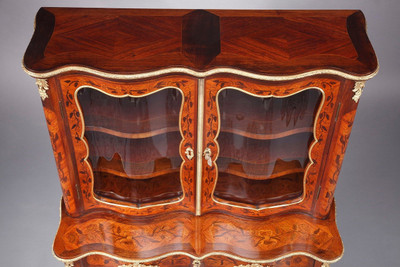 Old Marquetry Showcase