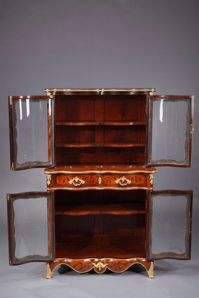 Louis XV Style Showcase Library