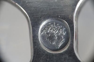 JAM DISH OR SUGAR BOWL IN CRYSTAL, SILVER AND VERMEIL