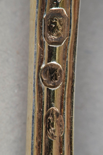 Сахарница или варенье из хрусталя, серебра и позолоченного серебра