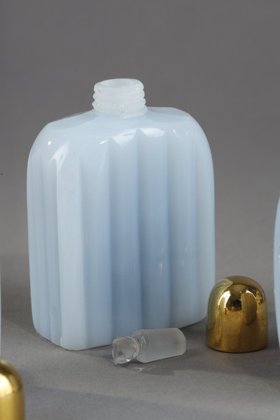 CHARLES X OPALINE GIFT BOX &quot;SOAP BUBBLE&quot; &amp; BOTTLES