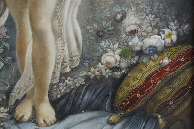 REPRESENTATION OF DANAË, AFTER A PAINTING BY ANNE-LOUIS GIRODET-TRIOSON