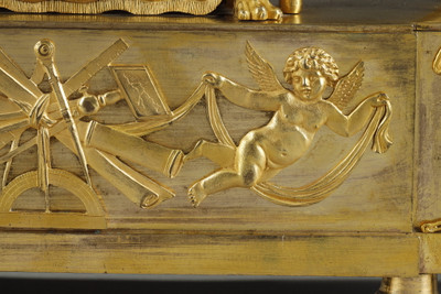 Reloj Imperio, La lección de astronomía, principios del siglo XIX