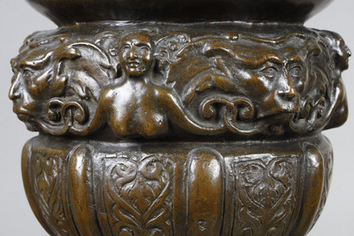 PAR DE MORITOS DE LANDIERS DE ESTILO RENACIMIENTO