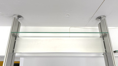 Etagère modulaire design pouvant faire office de séparateur de pièce, années 70