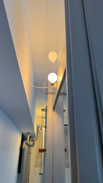 Etagère modulaire design pouvant faire office de séparateur de pièce, années 70