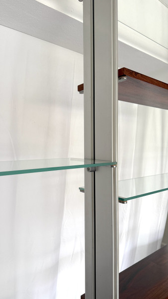 Etagère modulaire design pouvant faire office de séparateur de pièce, années 70