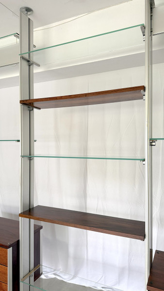 Etagère modulaire design pouvant faire office de séparateur de pièce, années 70