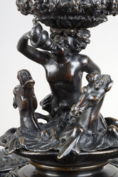 Renaissance-Bronzebecher von Antonio Pandiani, Mailand