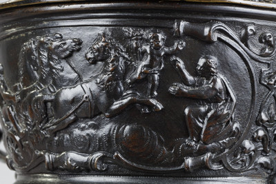 Renaissance-Bronzebecher von Antonio Pandiani, Mailand