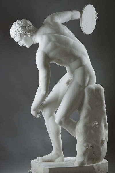 Reproduction sculptée daprès le Discobole de Myron