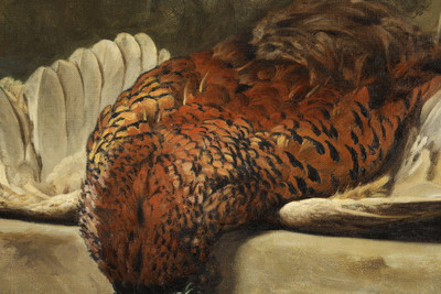 Faisan peint par Léopold Durangel