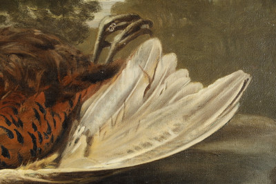 Scène animalière du XIX? siècle signée Durangel