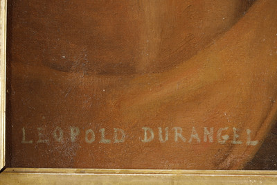 Deux tableaux de Léopold Durangel : lièvre et faisan