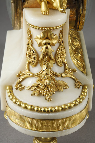 IMPORTANTE CALENDARIO DEL PERÍODO DE LUIS XVI, QUE REPRESENTA A VENUS Y LA COPA, FRANCIA, ALREDEDOR DE 1785