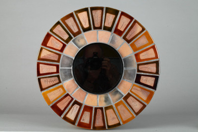 MIROIR ROND PAR ROGER CAPRON, VALLAURIS