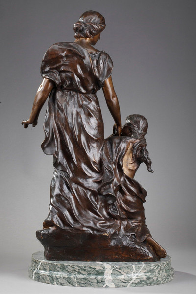 «Молодые женщины с цветами» Сильвен Кинсбургер (1855-1935)