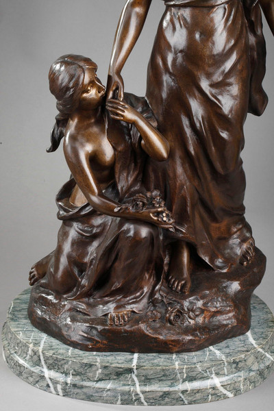 «Молодые женщины с цветами» Сильвен Кинсбургер (1855-1935)