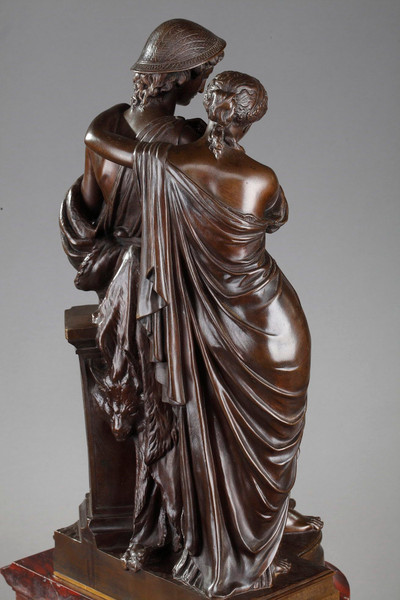 Aizelin bronze on a pendulum