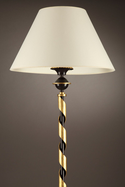 Gilbert Poillerat&#39;s Forge Iron Stark Lampe