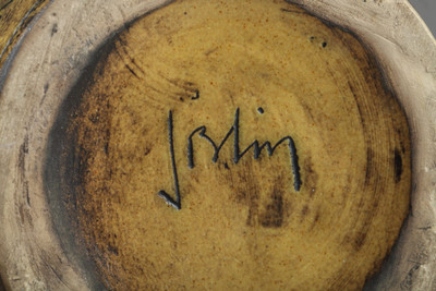 VASE CYLINDRIQUE EN CERAMIQUE EMAILLEE DE JACQUES BLIN (1920-1995)