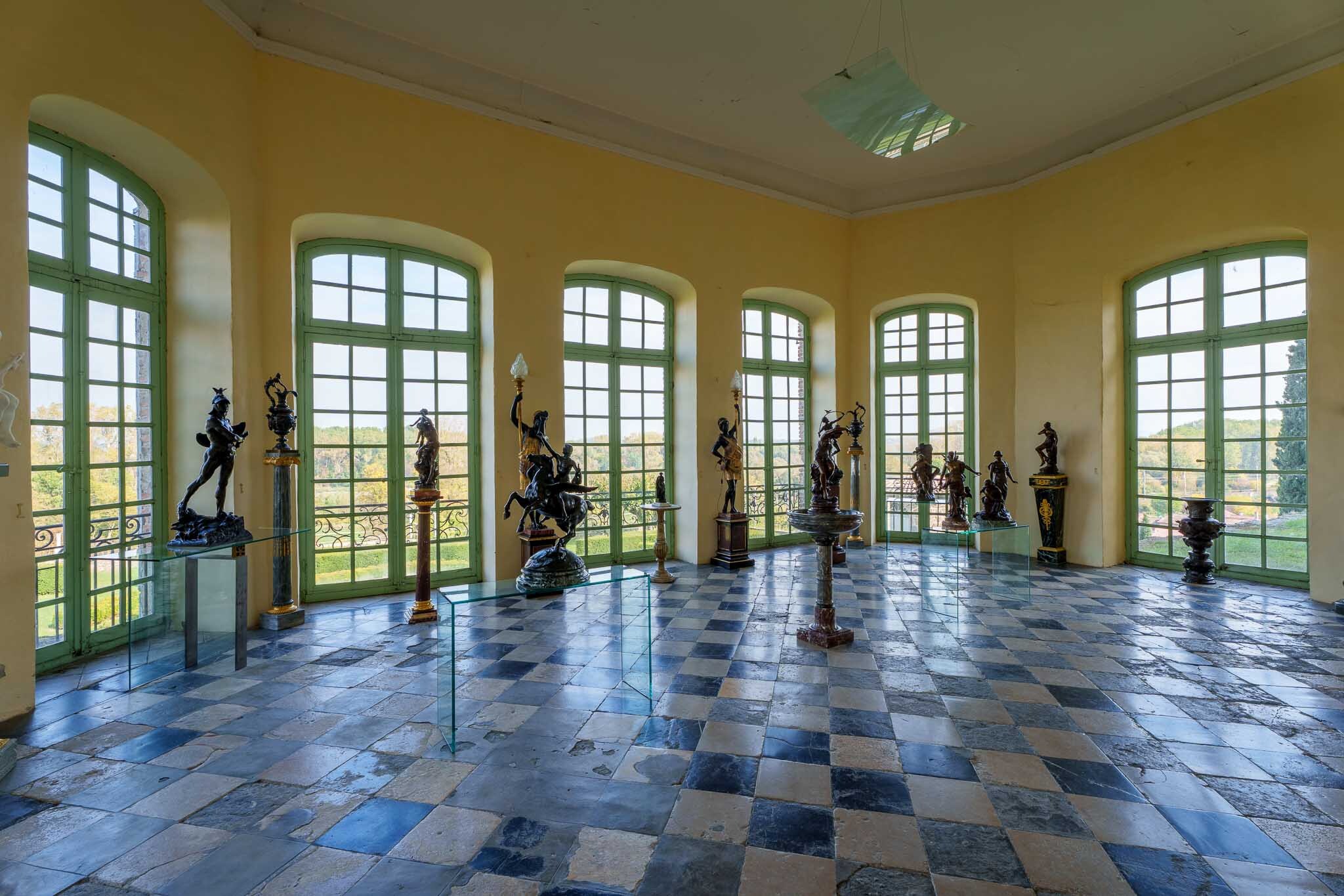 Der Ballsaal von Schloss Peyraud