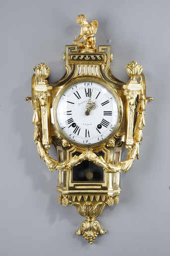 Large ormolu cartel, Louis XVI period, 18th century