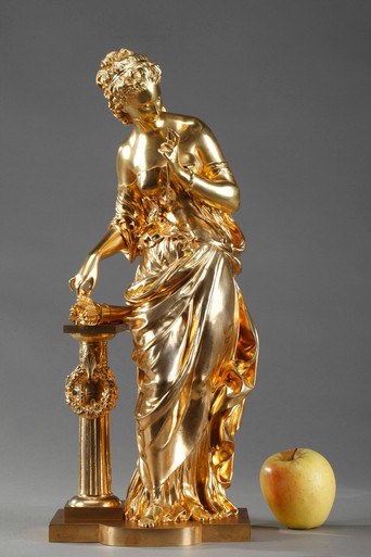 Gilt bronze sculpture 