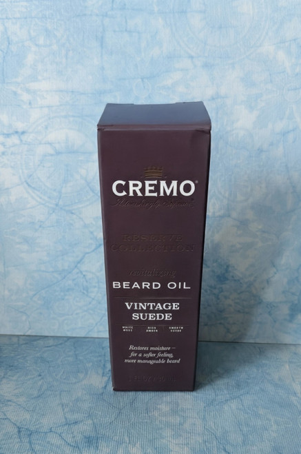 CREMO VINTAGE SUEDE RESERVE COLLECTION BEARD OIL