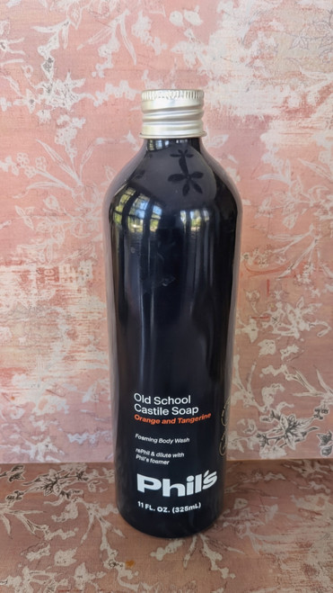 Phil's Old School Castile Foaming Body Wash / Orange and Tangerine