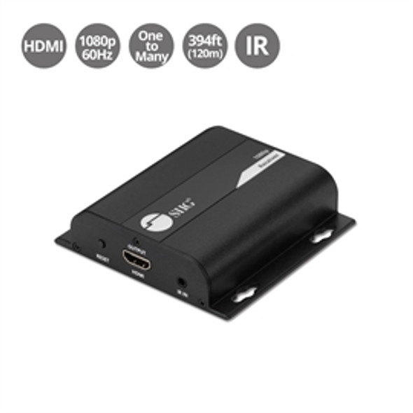 SIIG Accessory CE-H26U11-S1 HDMI HDbitT Over IP Extender with IR Receiver Brown Box