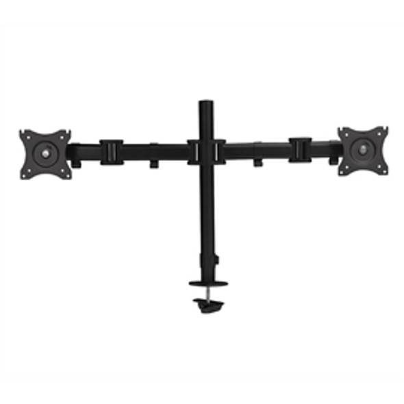 SIIG Accessory CE-MT1822-S1 Dual Monitor Articulating Desk Mount 13" to 27" Color Box