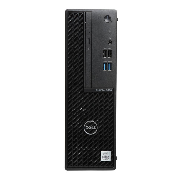 Dell OptiPlex 3080 SFF Desktop Computer Intel Core i5 10505 3.2GHz Processor; 8GB DDR4-2400 RAM; 256GB Solid State Drive; Intel UHD Graphics 630; Windows 10 Pro;