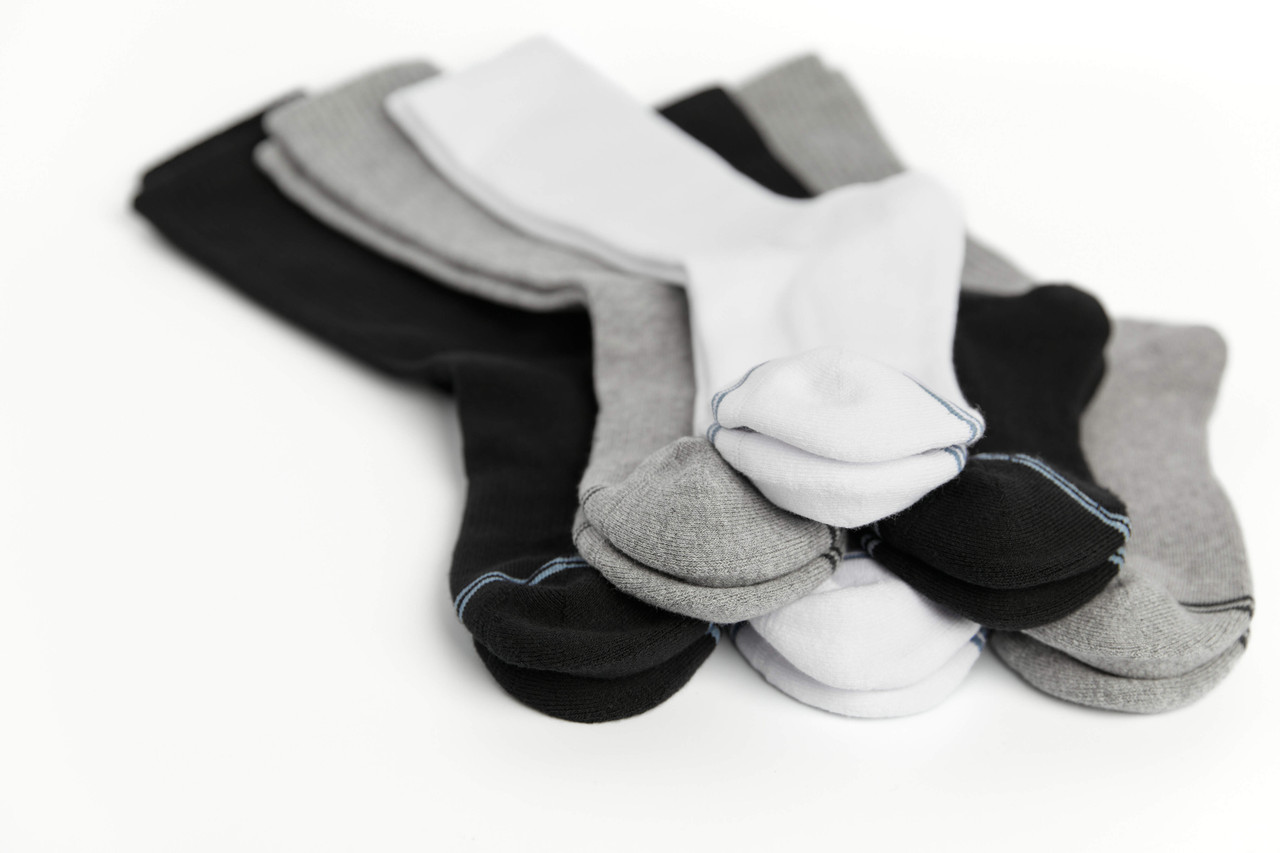 Everday Cotton Solid & Marl Ankle Socks (12-Pack)